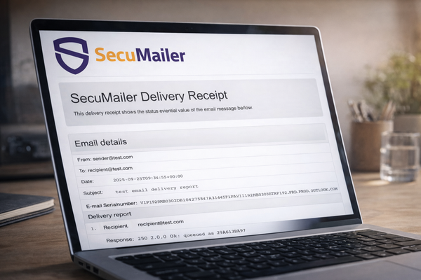 Delivery receipt available